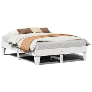 vidaXL 855356 bed frame - White - 140x200 cm - Wooden vidaXL 855356 bed frame - White - 140x200 cm - Wooden
