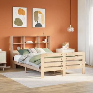 vidaXL Bed Frame without Mattress Bed 150x200 cm King Size Solid Wood Pine vidaXL Bed Frame without Mattress Bed 150x200 cm King Size Solid Wood Pine