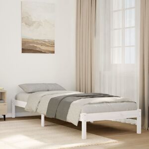 vidaXL Extra Long Bed Frame without Mattress White 80x220 cm Solid Wood Pine vidaXL Extra Long Bed Frame without Mattress White 80x220 cm Solid Wood Pine
