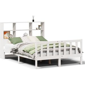 (white, 140 x 200 cm) vidaXL Bookcase Bed without Mattress Bed Frame Home Bed Ba (white, 140 x 200 cm) vidaXL Bookcase Bed without Mattress Bed Frame Home Bed Ba