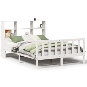 (white, 160 x 200 cm) vidaXL Bookcase Bed without Mattress White 135x190 cm Doub (white, 160 x 200 cm) vidaXL Bookcase Bed without Mattress White 135x190 cm Doub