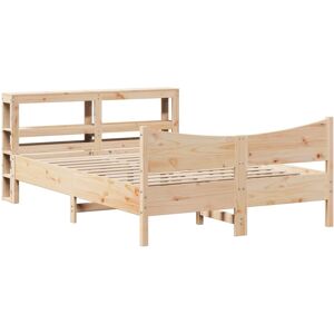 (natural, 140 x 200 cm) vidaXL Bed Frame with Headboard Bed Base White 100x200 c (natural, 140 x 200 cm) vidaXL Bed Frame with Headboard Bed Base White 100x200 c