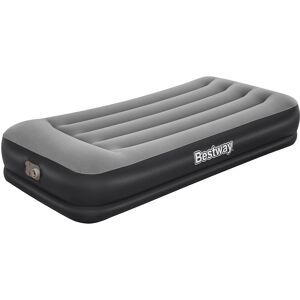 Bestway Air Bed - Premium Single Sized TriTech AirBed with Built-in Pillow in Bl Bestway Air Bed - Premium Single Sized TriTech AirBed with Built-in Pillow in Bl