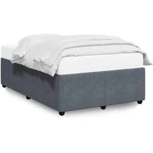 (dark grey, 120 x 190 cm) vidaXL Bed Frame Home Bed Base Mattress Foundation Dar (dark grey, 120 x 190 cm) vidaXL Bed Frame Home Bed Base Mattress Foundation Dar