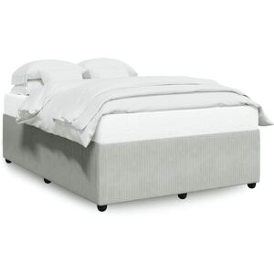 (light grey, 140 x 200 cm) vidaXL Bed Frame Home Bed Base Mattress Foundation Da (light grey, 140 x 200 cm) vidaXL Bed Frame Home Bed Base Mattress Foundation Da