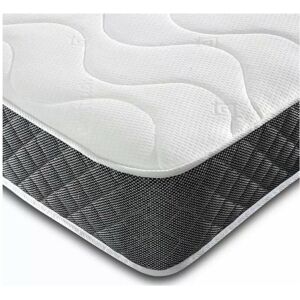 Unbranded (2FT 6 (Small Single)) NEW White Quilted Memory Foam & Spring Mattress - 3ft Sin Unbranded (2FT 6 (Small Single)) NEW White Quilted Memory Foam & Spring Mattress - 3ft Sin