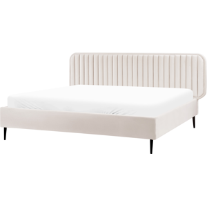 Beliani Bed with Velvet Upholstery - 180x200cm - Modern Style Beliani Bed with Velvet Upholstery - 180x200cm - Modern Style