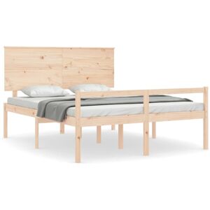 (160 x 200 cm) vidaXL Bed Frame with Headboard Mattress Foundation Bed Base Doub (160 x 200 cm) vidaXL Bed Frame with Headboard Mattress Foundation Bed Base Doub