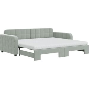 (light grey, Sofa Trundle and Mattresses) vidaXL Daybed Living Room Sofa Bed So (light grey, Sofa Trundle and Mattresses) vidaXL Daybed Living Room Sofa Bed So