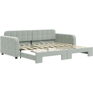 (light grey, Trundle Sofa Bed) vidaXL Daybed Living Room Sofa Bed Sofa Bed Guest (light grey, Trundle Sofa Bed) vidaXL Daybed Living Room Sofa Bed Sofa Bed Guest