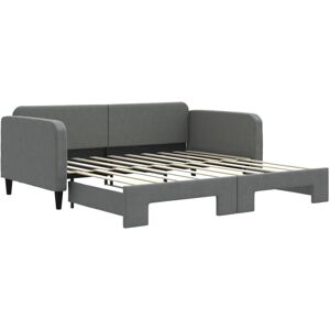 (dark grey, Sofa Day Trundle) vidaXL Daybed with Mattress Sofa Bed Guest Bed (dark grey, Sofa Day Trundle) vidaXL Daybed with Mattress Sofa Bed Guest Bed