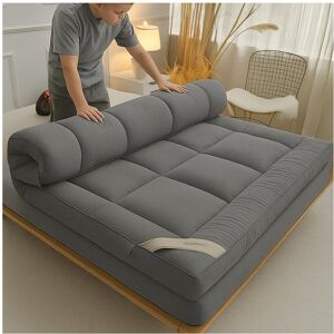 Unbranded (Grey, Double (137 x 190 cm)) Extra Thick Mattress Topper 10cm Deep Hotel Qualit Unbranded (Grey, Double (137 x 190 cm)) Extra Thick Mattress Topper 10cm Deep Hotel Qualit