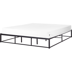 Beliani Bed Metal VIRY 180 x 200 cm (EU Super King) Black Beliani Bed Metal VIRY 180 x 200 cm (EU Super King) Black