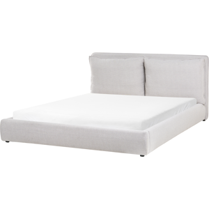 Beliani Bed Fabric BAJONNA 180 x 200 cm (EU Super King) Light Grey Beliani Bed Fabric BAJONNA 180 x 200 cm (EU Super King) Light Grey