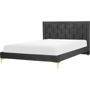 Beliani LIMOUX Velvet Double Bed - Bed Beliani LIMOUX Velvet Double Bed - Bed