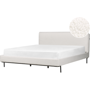 Beliani Bed CORIO - Off-White 180x200cm EU Super King Modern Beliani Bed CORIO - Off-White 180x200cm EU Super King Modern