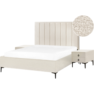Beliani Bedroom Set Sezanne - Off White 160x200 cm Beliani Bedroom Set Sezanne - Off White 160x200 cm