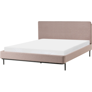 Beliani Bed Fabric CORIO 160 x 200 cm (EU King Size) Taupe Beliani Bed Fabric CORIO 160 x 200 cm (EU King Size) Taupe