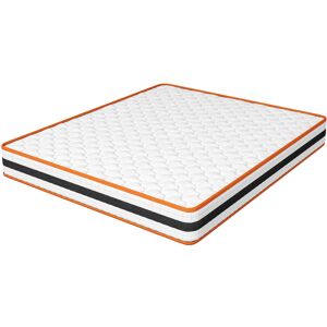 MCC Hybrid Memory Foam and Spring Mattress, Small Double 4ft Breathable Memory Foam MCC Hybrid Memory Foam and Spring Mattress, Small Double 4ft Breathable Memory Foam