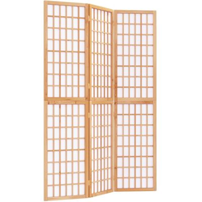 vidaXL 120x170 cm Brown Folding Japanese Style Shoji Room Divider vidaXL 120x170 cm Brown Folding Japanese Style Shoji Room Divider