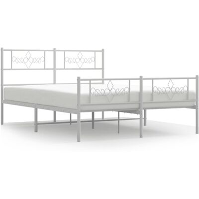 MAISONCHIC Metal Bed Frame with Headboard - 150x200 cm - Bed Type MAISONCHIC Metal Bed Frame with Headboard - 150x200 cm - Bed Type