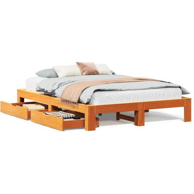 vidaXL Bed Frame with Storage Drawers - Bed Type vidaXL Bed Frame with Storage Drawers - Bed Type