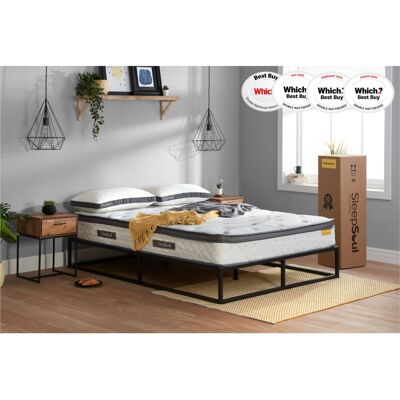 Birlea - Sleepsoul Heaven - 4FT6 - Memory Foam - Mattress Birlea - Sleepsoul Heaven - 4FT6 - Memory Foam - Mattress