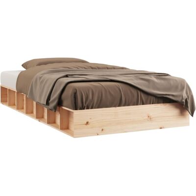 vidaXL Bed Frame Solid Wood 90x200 cm - Bed Frame vidaXL Bed Frame Solid Wood 90x200 cm - Bed Frame