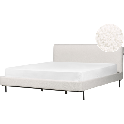Beliani Bed CORIO - Off-White 180x200cm EU Super King Modern Beliani Bed CORIO - Off-White 180x200cm EU Super King Modern