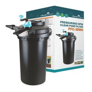AllPondSolutions 25000L Pressurised Pond Filter 36w UV Easy Clean PFC-25000