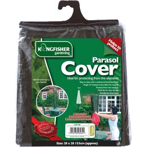 Kingfisher Garden Parasol Waterproof Cover - Furniture Patio Protect Washing Line Umbrella Kingfisher Garden Parasol Waterproof Cover - Furniture Patio Protect Washing Line Umbrella