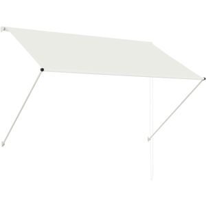 vidaXL Retractable Awning 200x150cm Cream Garden Window Door Canopy Sun Screen vidaXL Retractable Awning 200x150cm Cream Garden Window Door Canopy Sun Screen