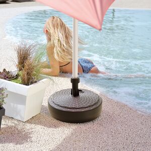 URBN Living (Brown, Round) Garden Patio Parasol Base Beach Umbrella Stand URBN Living (Brown, Round) Garden Patio Parasol Base Beach Umbrella Stand