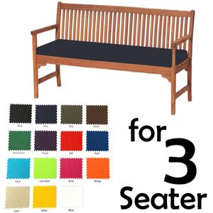 iStyle Mode (Navy, 3 Seater (143x52x6cm)) Garden Outdoor Waterproof Seater Bench Pad Cushion iStyle Mode (Navy, 3 Seater (143x52x6cm)) Garden Outdoor Waterproof Seater Bench Pad Cushion