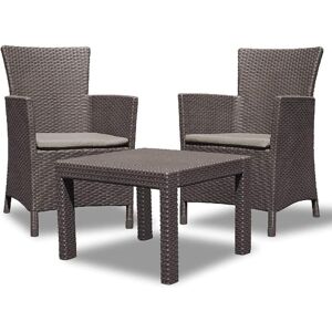 Keter Rosario Furniture balcony lounge set 2x Chairs and 1x Table Keter Rosario Furniture balcony lounge set 2x Chairs and 1x Table