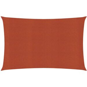 vidaXL Sunshade Sail 160 g/m² Terracotta - Sunshade Sail vidaXL Sunshade Sail 160 g/m² Terracotta - Sunshade Sail