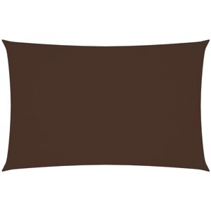 vidaXL Sunshade Sail Oxford Fabric Rectangular 5x8 m Brown - Sunshade Sail vidaXL Sunshade Sail Oxford Fabric Rectangular 5x8 m Brown - Sunshade Sail