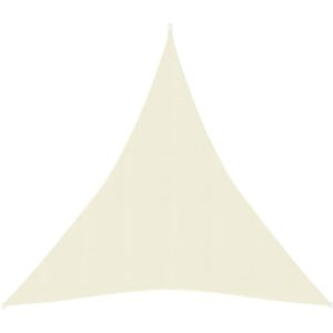 vidaXL Sunshade Sail 160 g/m² Cream 5x6x6 m HDPE Canopy vidaXL Sunshade Sail 160 g/m² Cream 5x6x6 m HDPE Canopy