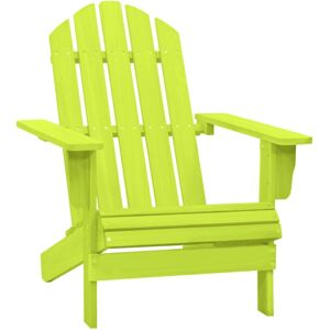 vidaXL Solid Fir Wood Garden Adirondack Chair - Garden Furniture vidaXL Solid Fir Wood Garden Adirondack Chair - Garden Furniture