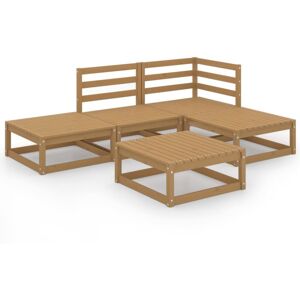 vidaXL Outdoor Furniture Set - 5 Piece Garden Lounge - Durable Pinewood vidaXL Outdoor Furniture Set - 5 Piece Garden Lounge - Durable Pinewood