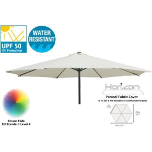 Horizon (3m 6arm 210g, Natural Cream) Replacement Fabric Garden Parasol Canopy Cover Horizon (3m 6arm 210g, Natural Cream) Replacement Fabric Garden Parasol Canopy Cover