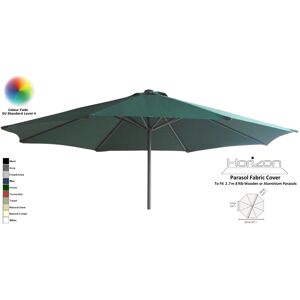 Horizon (2.7m 8arm 180g, Green) Replacement Fabric Garden Parasol Canopy Cover Horizon (2.7m 8arm 180g, Green) Replacement Fabric Garden Parasol Canopy Cover