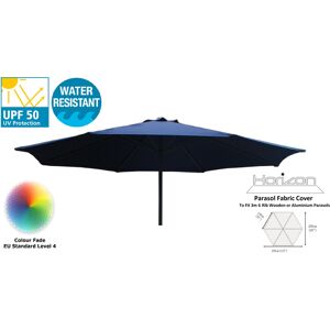 Horizon (3m 6arm 210g, Blue) Replacement Fabric Garden Parasol Canopy Cover Horizon (3m 6arm 210g, Blue) Replacement Fabric Garden Parasol Canopy Cover