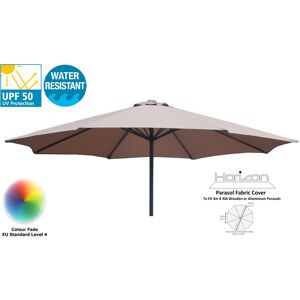 Horizon (3m 8arm 210g, Taupe) Replacement Fabric Garden Parasol Canopy Cover Horizon (3m 8arm 210g, Taupe) Replacement Fabric Garden Parasol Canopy Cover