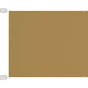 vidaXL Vertical Beige Awning 140x270cm Oxford Fabric - Awning vidaXL Vertical Beige Awning 140x270cm Oxford Fabric - Awning