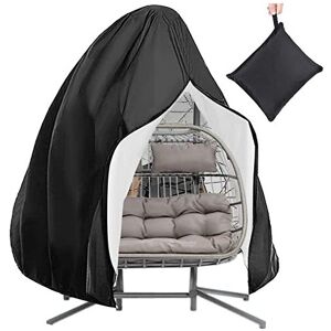 AUPERTO Egg Patio Hanging Chair Cover 200x230cm - Waterproof, Windproof & UV-Resistant w AUPERTO Egg Patio Hanging Chair Cover 200x230cm - Waterproof, Windproof & UV-Resistant w