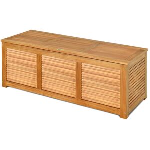 Costway 180 Litre Acacia Wood Deck Box Garden Storage Bench Storage Container Costway 180 Litre Acacia Wood Deck Box Garden Storage Bench Storage Container