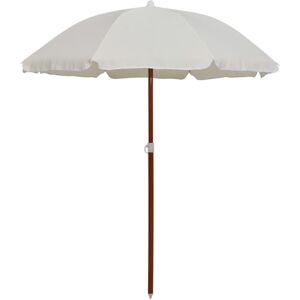 vidaXL Parasol with Steel Pole 180 cm Sand - Parasol vidaXL Parasol with Steel Pole 180 cm Sand - Parasol
