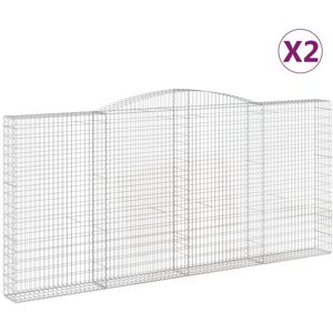 vidaXL Arched Gabion Basket - Garden Decorative Support vidaXL Arched Gabion Basket - Garden Decorative Support