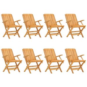 (8 pcs, with armrest) vidaXL Folding Garden Chairs Outdoor Chair Patio Wooden Ch (8 pcs, with armrest) vidaXL Folding Garden Chairs Outdoor Chair Patio Wooden Ch